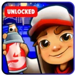 Subway surfer mod apk small logo