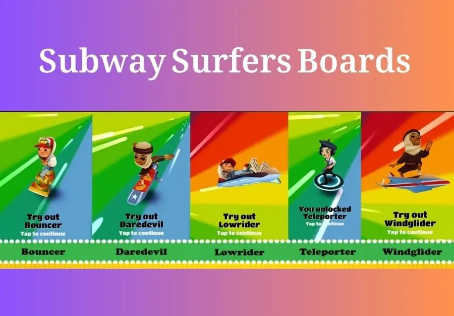 Subway Surfers cities  Boards an image