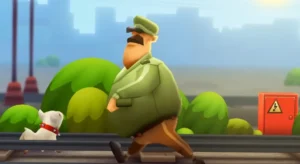 Subway Surfers characters Inspector and his Dog